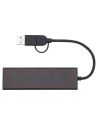 Hub USB 2.0 de aluminio reciclado con certificación RCS Ecológico Personalizado 6124344 - Imagen 11