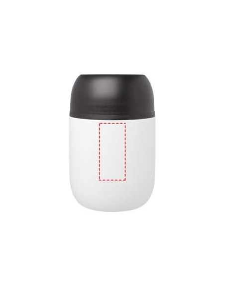 Fiambrera de 480 ml de acero inoxidable reciclado de doble pared con cuchara plegable Ecológica Personalizada 6113364