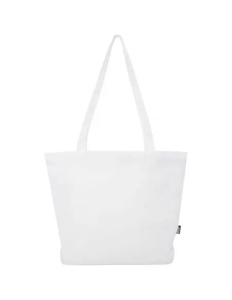 Bolsa Tote con cremallera de material reciclado GRS de 20 l Ecológica Personalizada 6130052