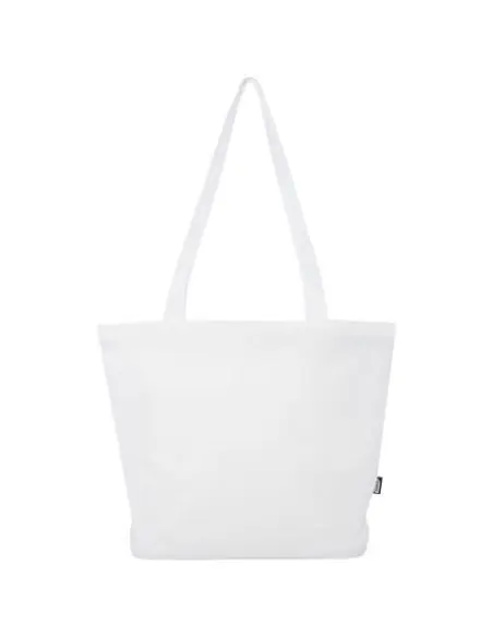 Bolsa Tote con cremallera de material reciclado GRS de 20 l Ecológica Personalizada 6130052