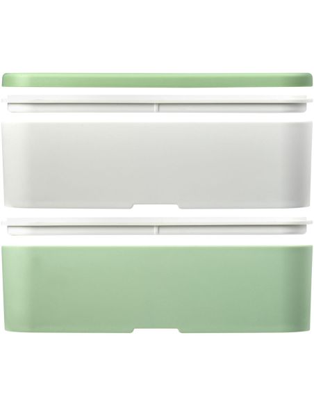 Fiambrera doble de 700+700 ml Ecológica Personalizada 6210182