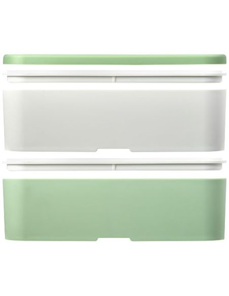 Fiambrera doble de 700+700 ml Ecológica Personalizada 6210182