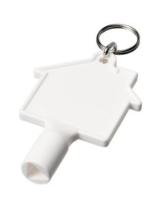 Llavero de material reciclado con forma de casa Ecológico... - Producto ecológico