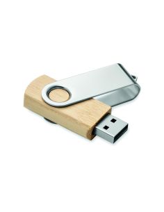 USB de bambú Techmate 16GB Ecológico Personalizado 7MO6898 - Producto ecológico