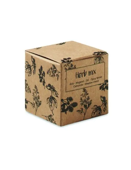 Kit de semillas de hierbas Ecológica Personalizada 7MO6910