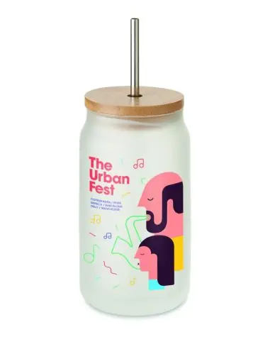 Tarro sublimación 400 ml Ecológico...