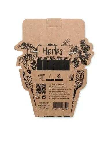 Palitos de semillas Ecológico Personalizado...