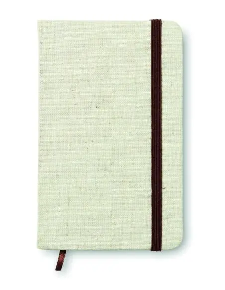 Cuaderno A6 con tapa de canvas Ecológico Personalizado 7MO6930