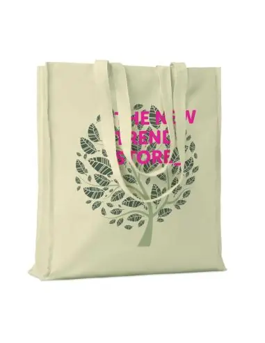 Bolsa algodón con fuelle 140gr Ecológica...