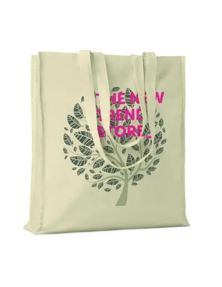 Bolsa algodón con fuelle 140gr Ecológica Personalizada 7MO9595