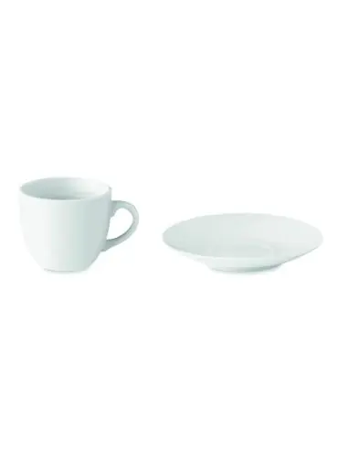 Taza y plato cerámica café Ecológica...
