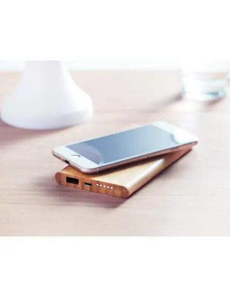 Power bank bambú Ecológico Personalizado 7MO9662