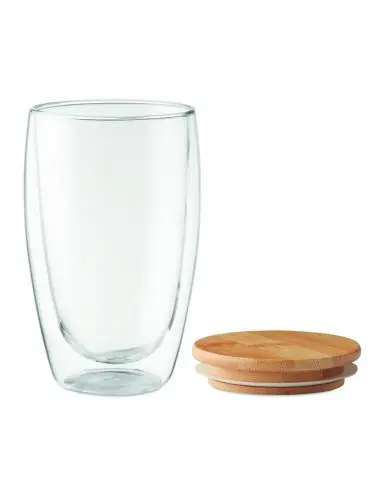 Vaso cristal doble capa 450 ml Ecológico...