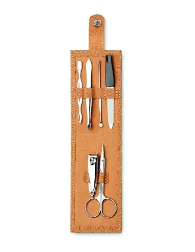 Set de manicura estuche corcho Ecológica...