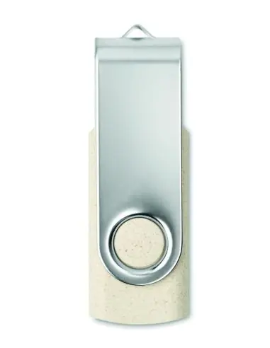 USB con clip metálico de 16GB Ecológico...