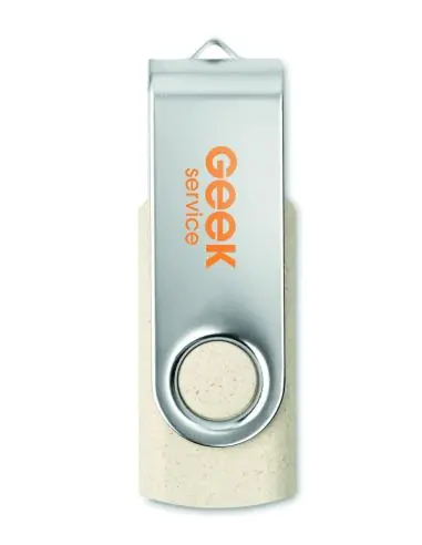 USB con clip metálico de 16GB Ecológico...