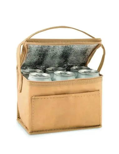 Bolsa nevera kraft 6 latas Ecológica...