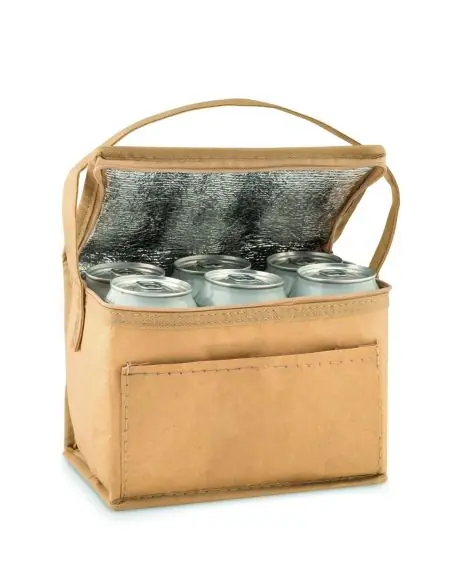 Bolsa nevera kraft 6 latas Ecológica Personalizada 7MO9881