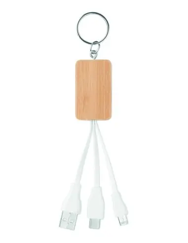 Llavero con carcasa de bambú Ecológico...