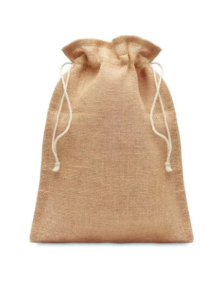 Bolsa regalo mediana de yute Ecológica Personalizada 7MO9929