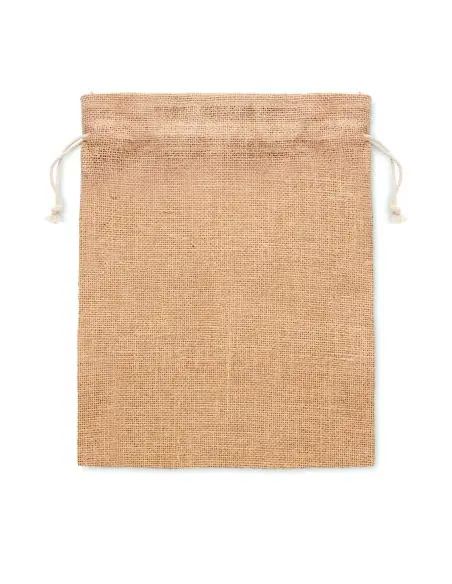Bolsa regalo mediana de yute Ecológica Personalizada 7MO9929