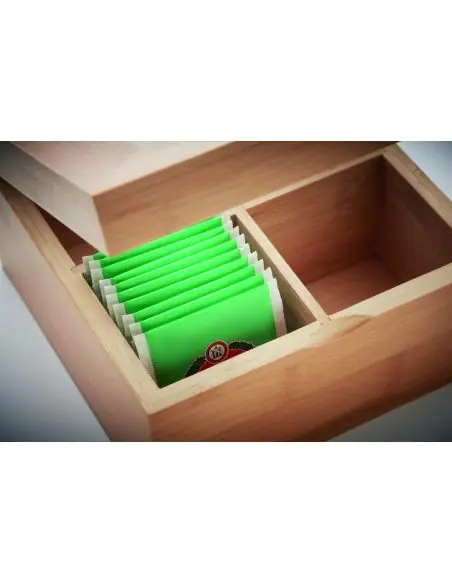 Caja de té de bambú Ecológica Personalizada 7MO9950