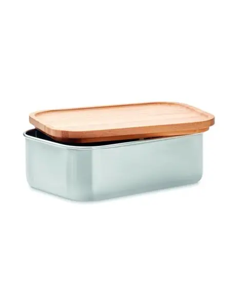 Fiambrera de acero inox.600 ml Ecológica Personalizada 7MO9967