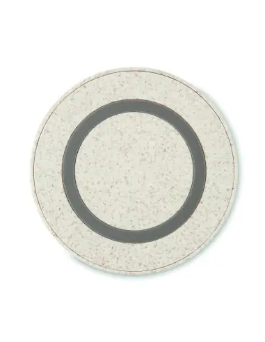 Cargador inalámbrico paja trigo Ecológico...