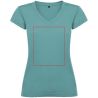 Camiseta de cuello de pico de manga corta para mujer Ecológica Personalizada 6R6646 - Imagen 15