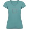 Camiseta de cuello de pico de manga corta para mujer Ecológica Personalizada 6R6646 - Imagen 16