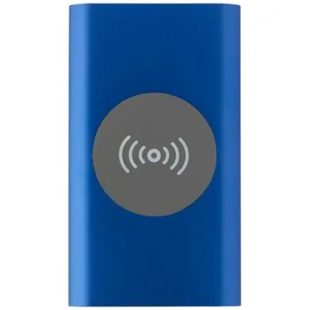 Batería externa inalámbrica tipo C de aluminio reciclado de 4000 mAh Ecológica Personalizada 6124384