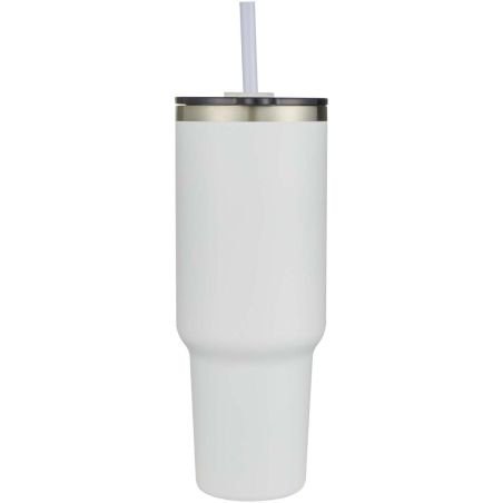 Vaso de cobre de 1200 ml con doble pared, pajita, aislamiento y certificado RCS Ecológico Personalizado 6100802