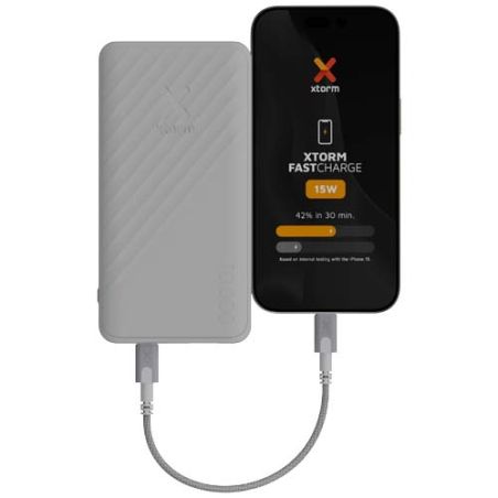 Batería externa de carga rápida de 15 W y 10 000 mAh Ecológica Personalizada 6124411