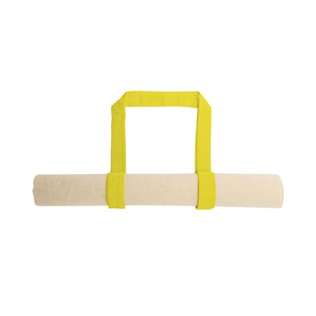 Bolsa algodón natural 105 g/m² asas color