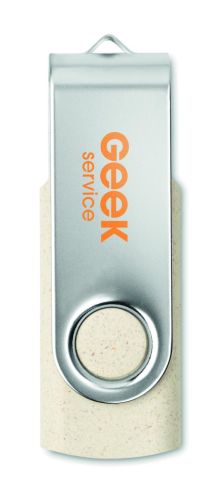 USB con clip metálico de 16GB Ecológico...