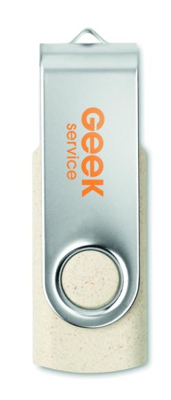 USB con clip metálico de 16GB Ecológico Personalizado 7MO9871c