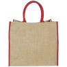 Bolsa Tote de yute con bordes contrastados Ecológica Personalizada 6120182 - Imagen 32