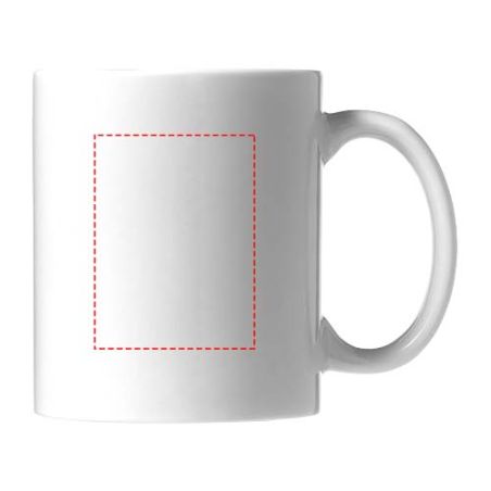 Taza cerámica 330 ml lavavajillas EN12875-1 altura 9.7 cm