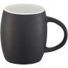 Taza cerámica mate 400 ml base madera posavasos 10.4 cm - Imagen 1