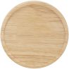 Taza cerámica mate 400 ml base madera posavasos 10.4 cm - Imagen 3