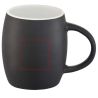 Taza cerámica mate 400 ml base madera posavasos 10.4 cm - Imagen 5