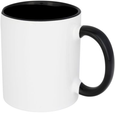 Taza cerámica sublimación asa interior color caja 330 ml