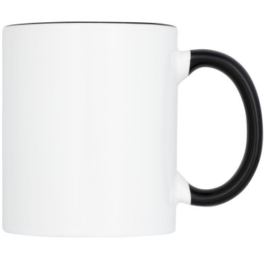 Taza cerámica sublimación asa interior color caja 330 ml