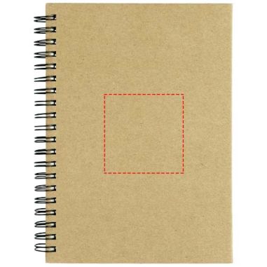 Libreta espiral papel reciclado 60 hojas