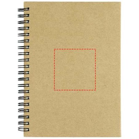 Libreta espiral papel reciclado 60 hojas