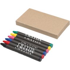 Set de 6 pinturas de cera Ecológica Personalizada 6106171 - Producto ecológico