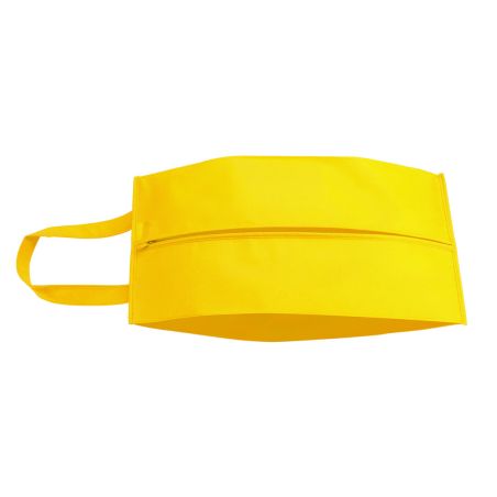 Zapatillero non woven con cremallera y asa 14.5 x 42 cm