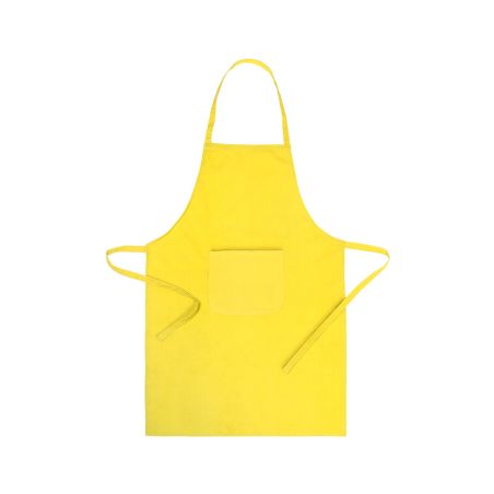 Delantal TC algodón poliéster bolsillo 90x65cm ajustable