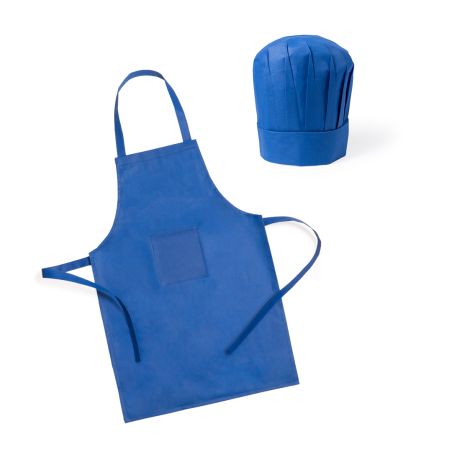 Set infantil delantal y gorro non woven