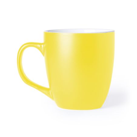 Taza cerámica 470 ml exterior color